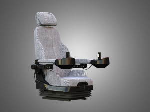 H21D Forestry Harvester Seat Model 3D