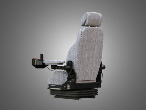 H21D Forestry Harvester Seat Model 3D
