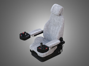 H21D Forestry Harvester Seat Model 3D