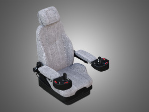 H21D Forestry Harvester Seat Model 3D
