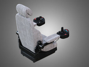 H21D Forestry Harvester Seat Model 3D