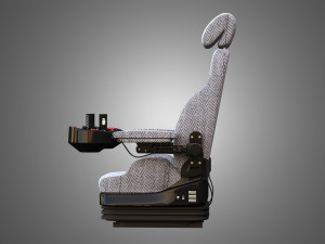 H21D Forestry Harvester Seat Model 3D