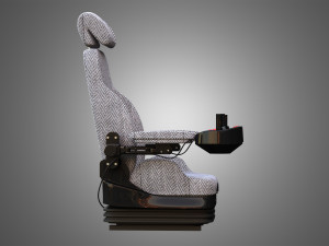 H21D Forestry Harvester Seat Model 3D