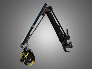 H21D Харвестерная головка с рычагом для лесного хозяйства 3D Модель