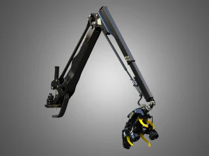 H21D Forestry Harvester Head with Arm 3D Model