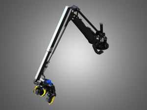 H21D Forestry Harvester Head with Arm 3D Model