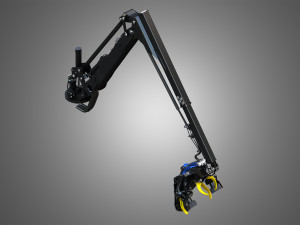 H21D Forestry Harvester Head with Arm 3D Model