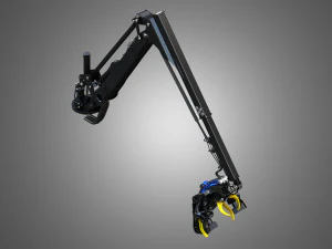 H21D Forestry Harvester Head with Arm 3D Model