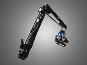H21D Forestry Harvester Head with Arm 3D Model