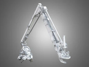 H21D Forestry Harvester Head with Arm 3D Model
