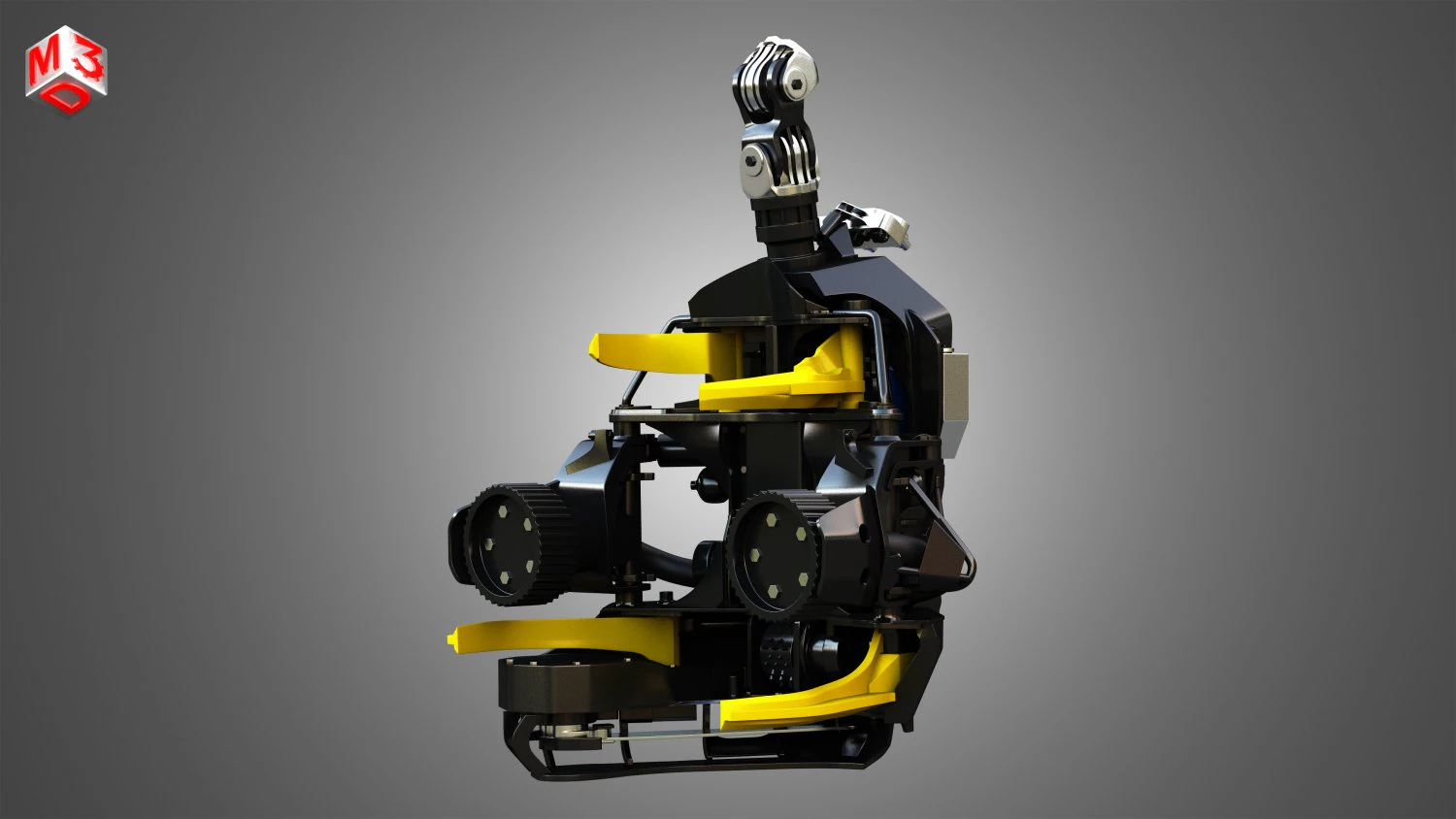 H21D Forestry Harvester 3D Model .c4d .max .obj .3ds .fbx .stl .blend 