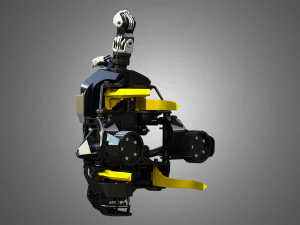 H21D Forestry Harvester 3D Model