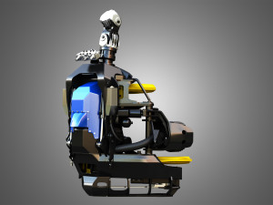 H21D Forestry Harvester 3D Model