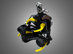 H21D Forestry Harvester 3D Model
