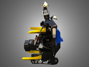 H21D Forestry Harvester 3D Model