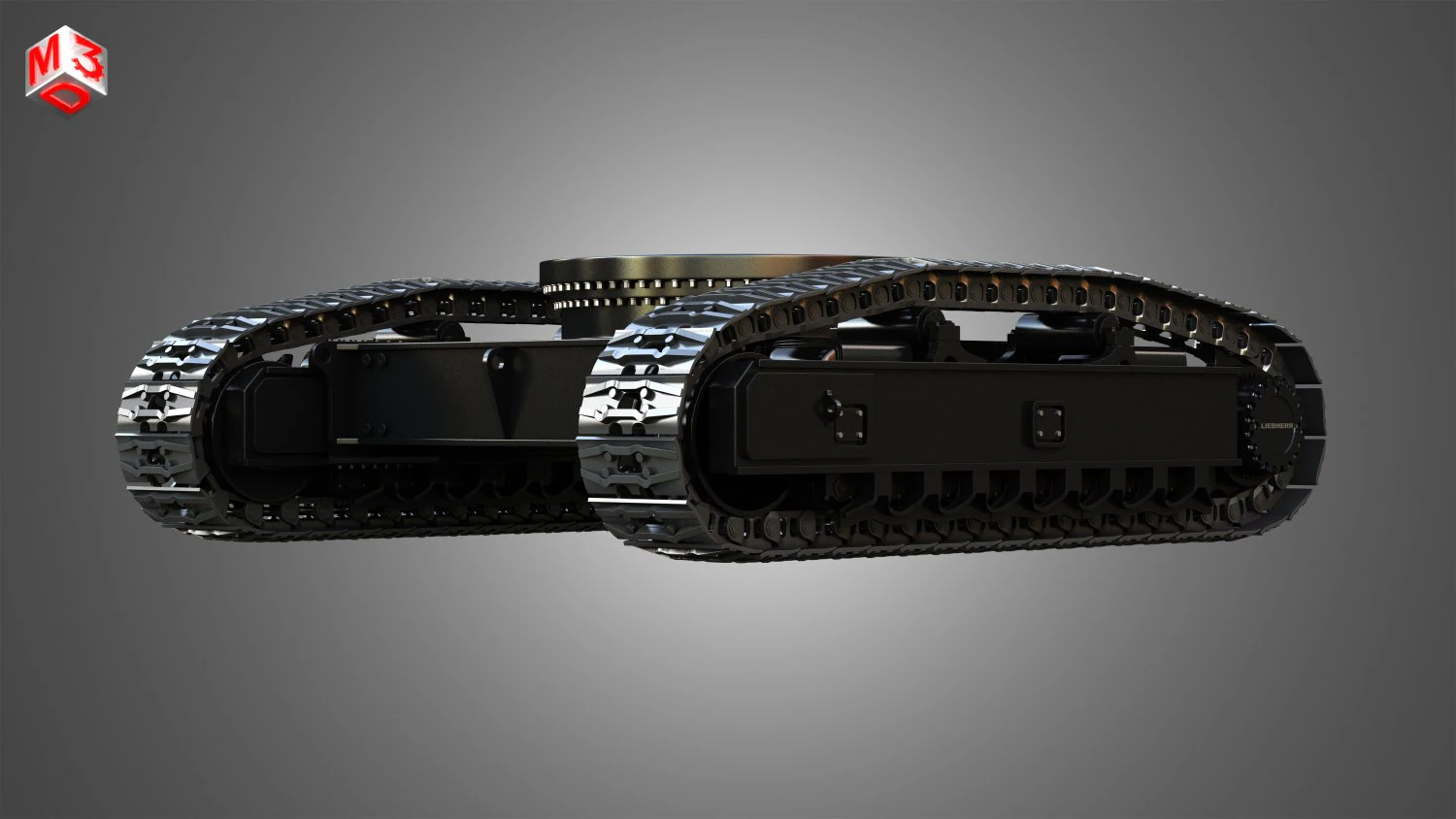 Liebherr R9250 Tracks - Crawler 3D Model .c4d .max .obj .3ds .fbx .stl .blend 