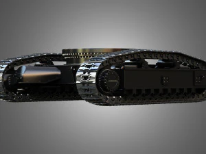 Liebherr R9250 Tracks - Crawler 3D Model