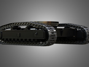 Liebherr R9250 Tracks - Crawler 3D Model
