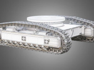 Liebherr R9250 Tracks - Crawler 3D Model