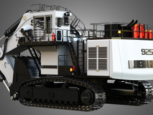 Liebherr R9250 Excavator 3Dモデル