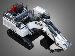 Liebherr R9250 Excavator 3D Model