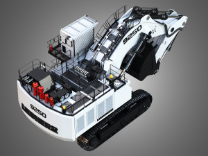 Liebherr R9250 Excavator 3Dモデル
