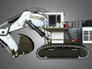 Liebherr R9250 Excavator 3Dモデル