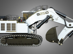 Liebherr R9250 Excavator 3Dモデル
