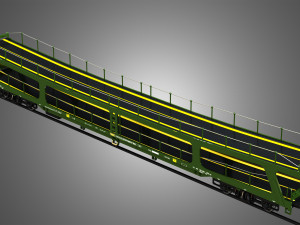 Car Transporter Wagon 3D Модель