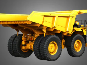 785D - Off-Highway - Mining Dump Truck 3D Model