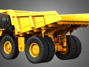 785D - Off-Highway - Mining Dump Truck 3D Model