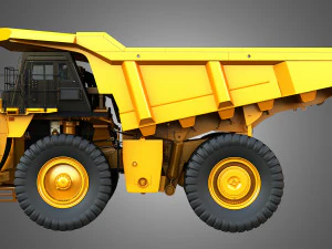 785D - Off-Highway - Mining Dump Truck 3D Model