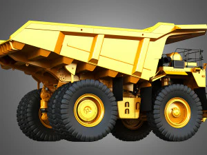 785D - Off-Highway - Mining Dump Truck 3D Model