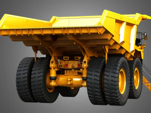 785D - Off-Highway - Mining Dump Truck 3D Model