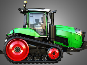 MT900 Tractor 3D Model