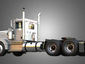 Semi Caminh&atilde;o 57P - Cabine Diurna Modelo 3D