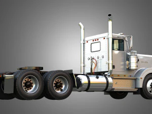 Semi Caminh&atilde;o 57P - Cabine Diurna Modelo 3D