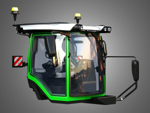 Fendt MT900-Cabin 3D मॉडल