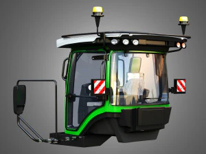 Fendt MT900-Cabin 3D Model