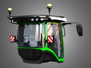 Fendt MT900-Cabin 3D Model