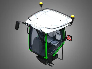 Fendt MT900-Cabin 3D Model