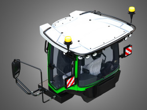 Fendt MT900-Cabin 3D मॉडल