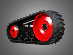 Fendt MT900 Crawlers 3D Model