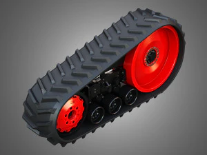 Fendt MT900 Crawlers 3D Model