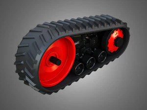 Fendt MT900 Crawlers 3D Model