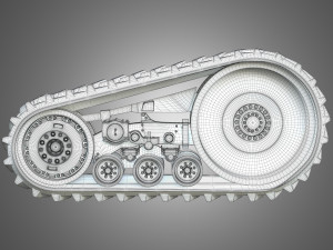 Fendt MT900 Crawlers Modelo 3D