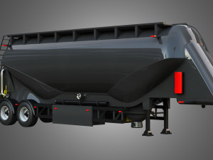 Feldbinder Silo Trailer 3Dモデル