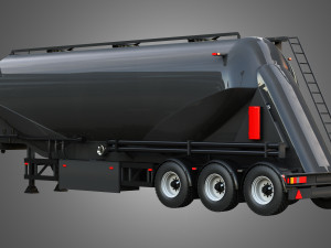 Feldbinder Silo Trailer 3Dモデル