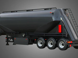 フェルドバインダー サイロ トレーラー 3Dモデル