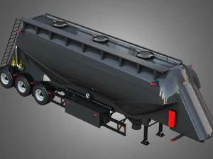 フェルドバインダー サイロ トレーラー 3Dモデル